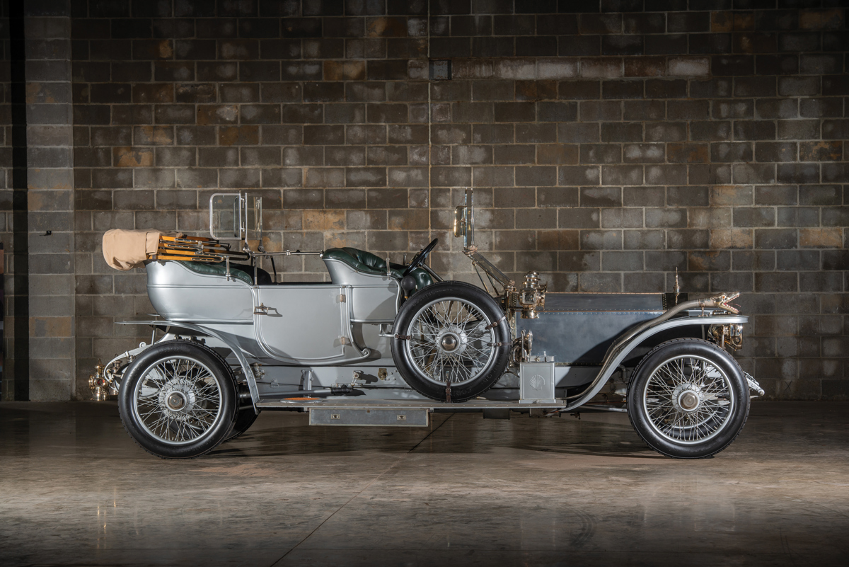 1909 Rolls-Royce 40/50 HP Silver Ghost Roi des Belges in the style of Barker offered at RM Sotheby’s The Guyton Collection