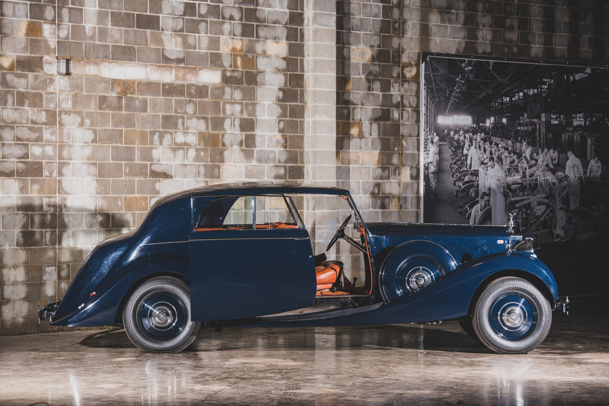 1938 Rolls-Royce Phantom III ‘Parallel Door’ Saloon Coupe by James Young offered at RM Sotheby’s The Guyton Collection 2019