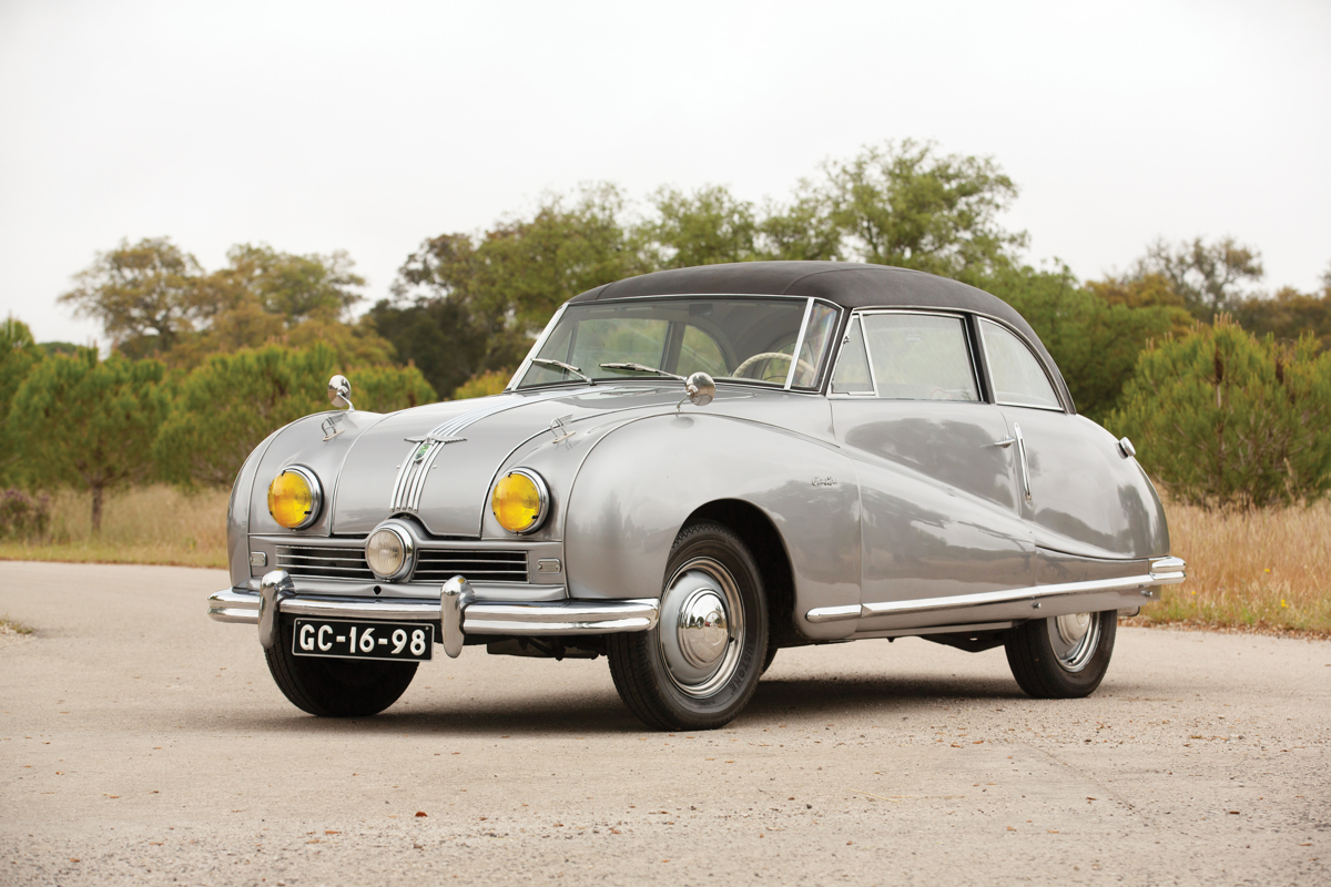 1950 Austin A90 Atlantic Sports Saloon offered at RM Sotheby’s The Sáragga Collection live auction 2019