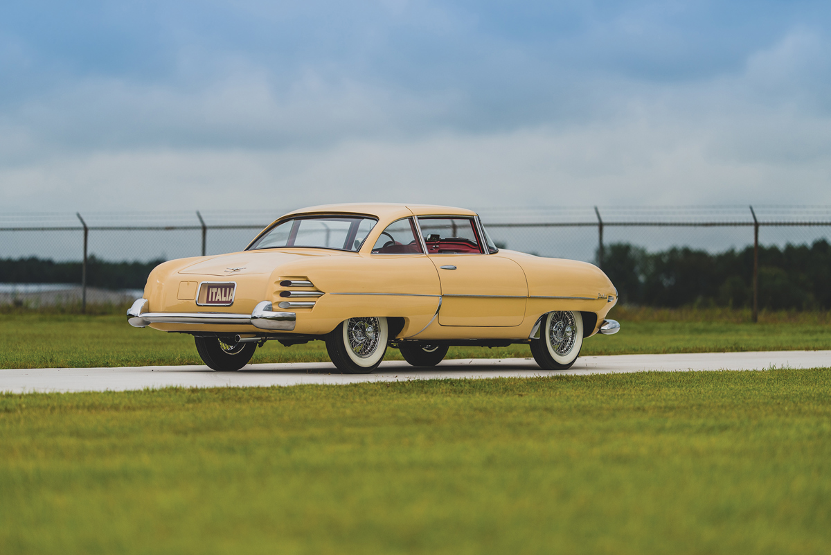 1955 Hudson Italia by Touring offered at RM Sotheby's The Elkhart Collection live auction 2020
