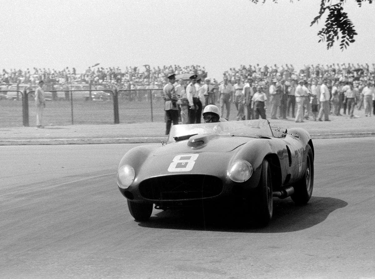 1956 Ferrari 290 MM by Scaglietti offered at RM Sotheby’s The Petersen Automotive Museum live auction 2018