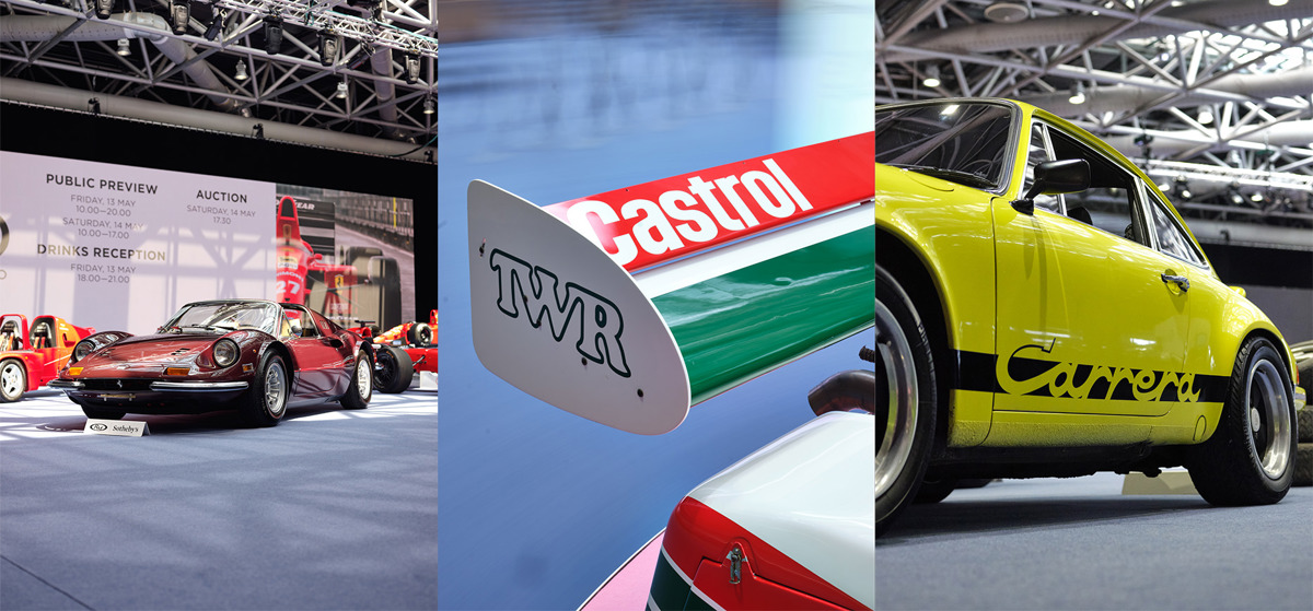 Cars at preview at RM Sotheby's Monaco Live Auction 2022