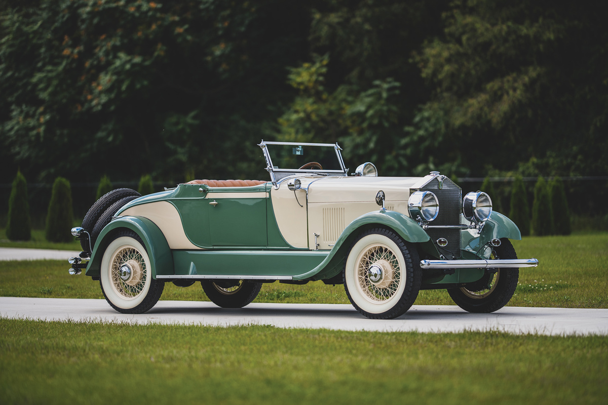 1928 Elcar Model 8-91 Roadster offered at RM Sotheby's The Elkhart Collection live auction 2020