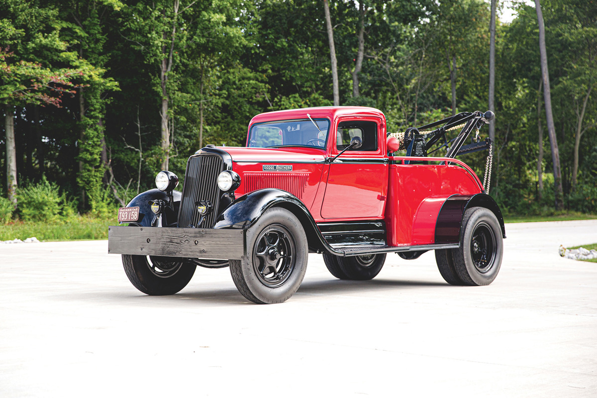 1933 Dodge Brothers H44 Tow Truck offered at RM Sotheby's The Elkhart Collection live auction 2020