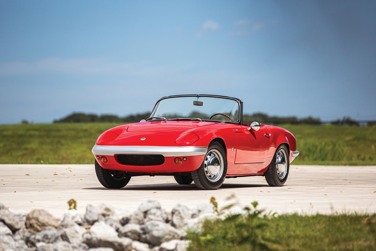 1965 Lotus Elan S2 Roadster offered at RM Sotheby's The Elkhart Collection live auction 2020