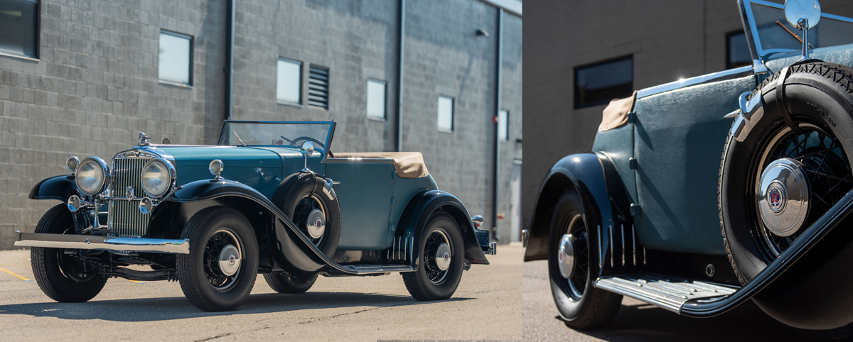 1932 Stutz DV-32 Super Bearcat by Weymann offered at RM Sotheby’s Monterey live auction 2022