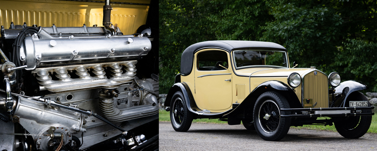 1931 Alfa Romeo 6C 1750 Gran Turismo Compressore Series V by Touring offered at RM Sotheby’s Monterey live auction 2022