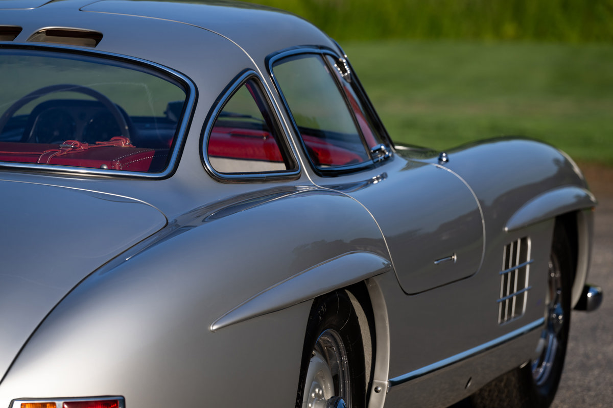 1955 Mercedes-Benz 300 SL Alloy Gullwing offered at RM Sotheby's Monterey live auction 2022