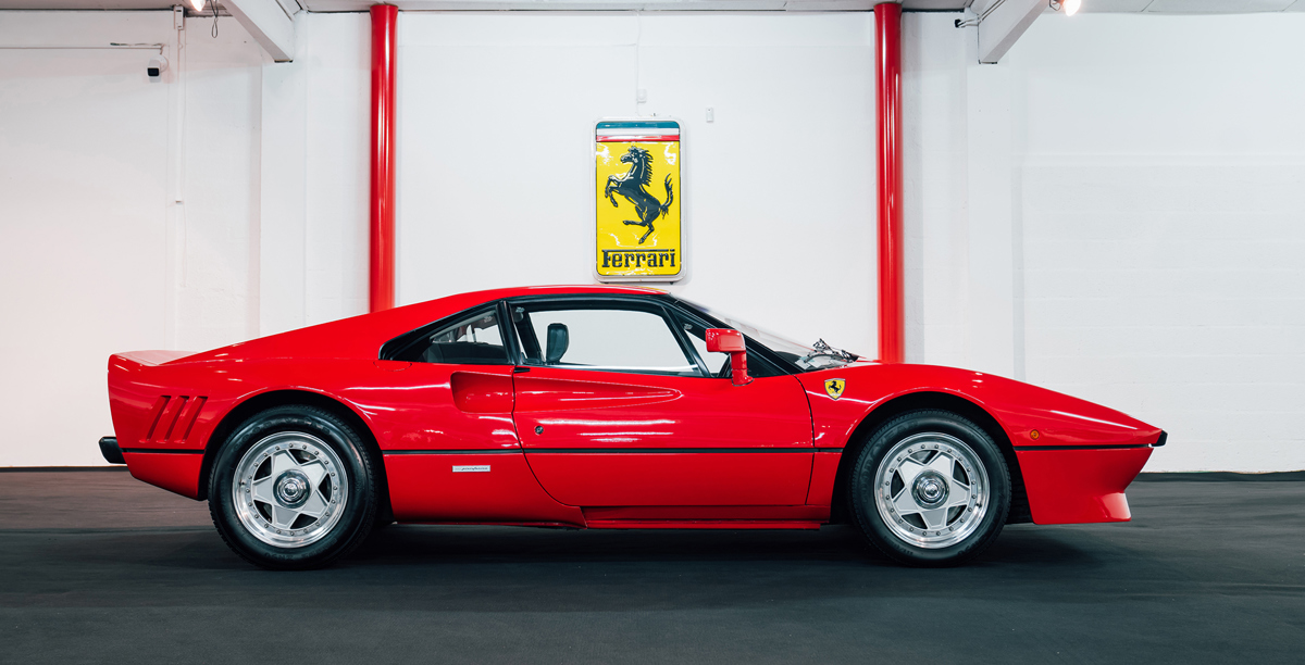1985 Ferrari 288 GTO GTS offered at RM Sotheby's Paris live auction 2022